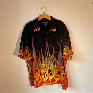Iconic  2010s Flames Shirt